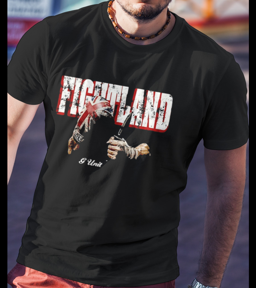 Fightland G Unit British Flag Boxing Gloves T-Shirt