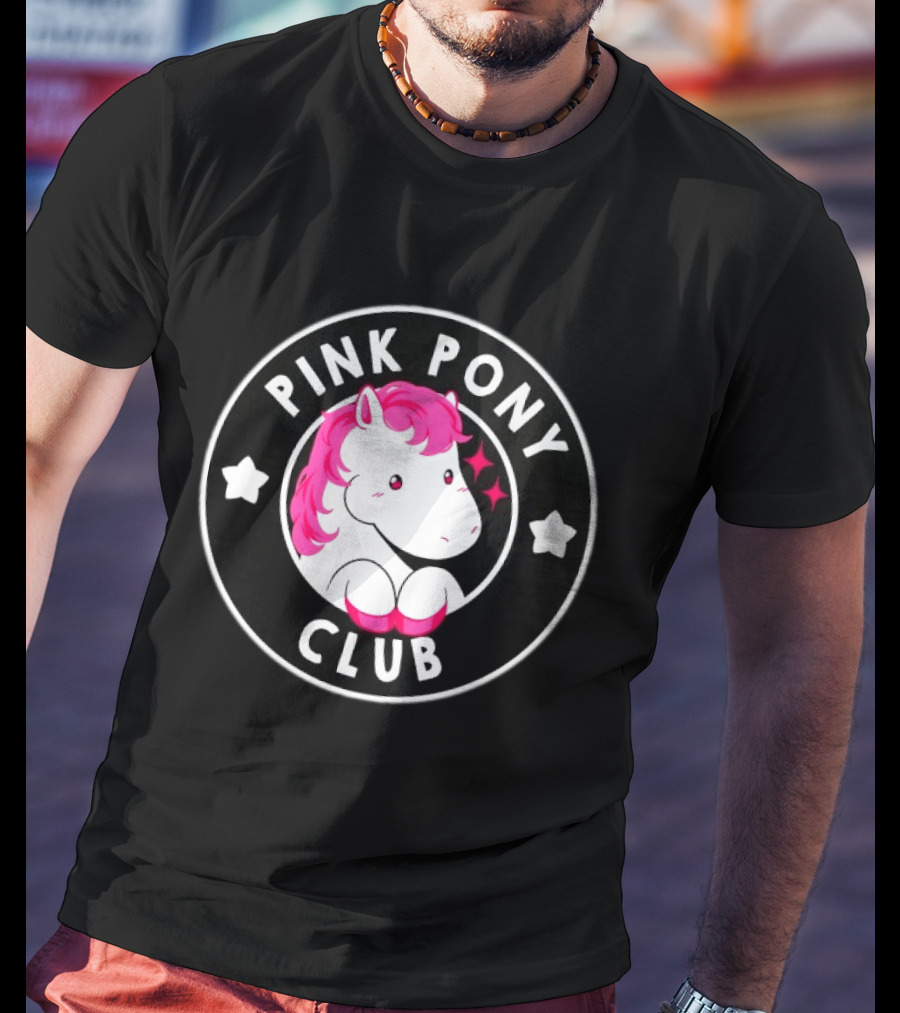 Pink Pony Club Chappell Roan Music Pop Cute Horse Icon Trend T-Shirt