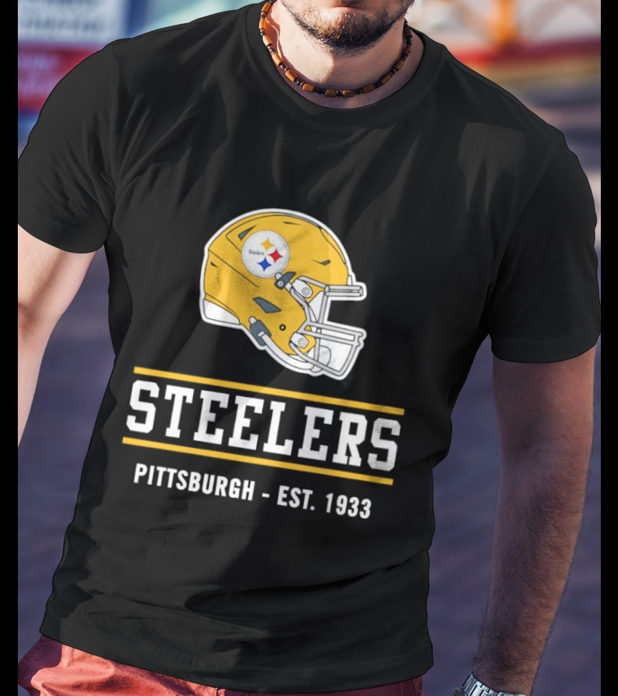 Pittsburgh Steelers Helmet Est 1933 T-Shirt