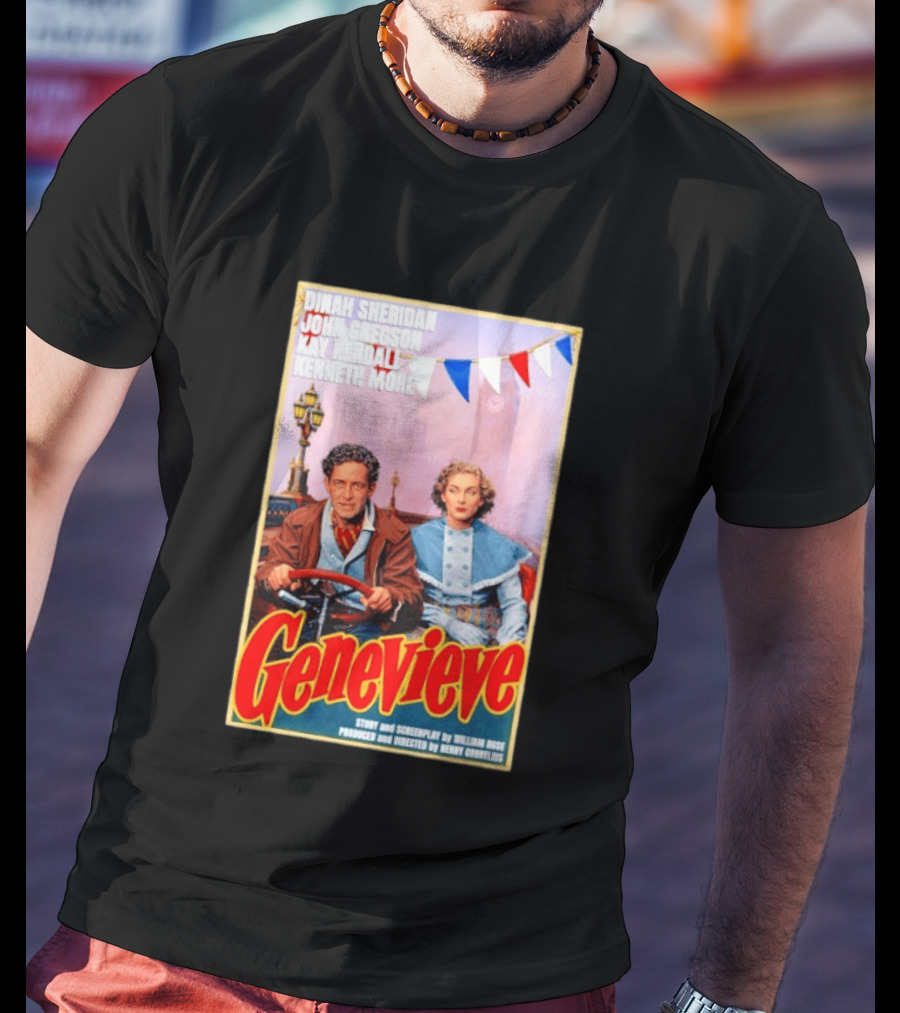 Dinah Sheridan John Gregson Kay Kendall Kenneth More Genevieve Movie T-Shirt