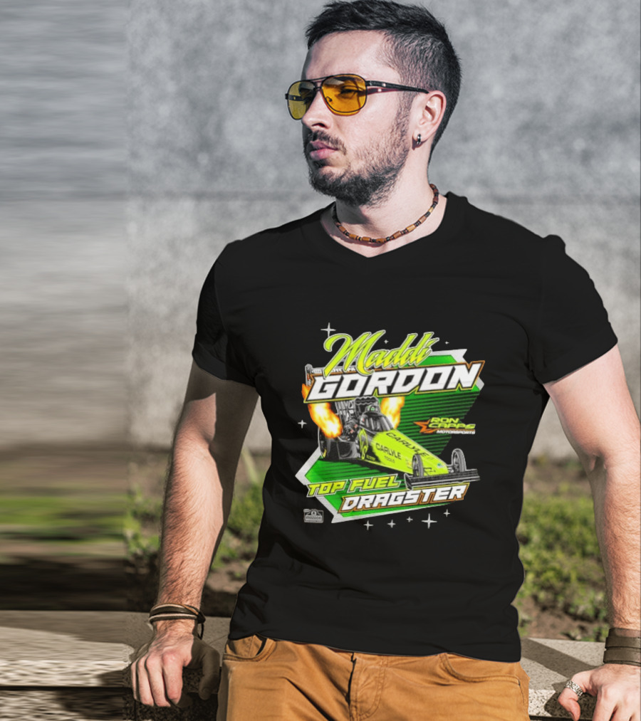 Maddi Gordon Ron Capps Motorsports Carlyle Tools Top Fuel Dragster T-Shirt