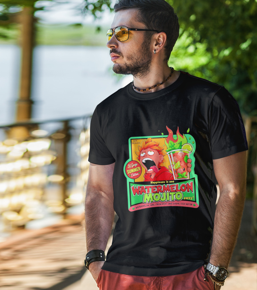 Lil Ganja Summer Edition Happiness Is One Watermelon Mojito Away T-Shirt