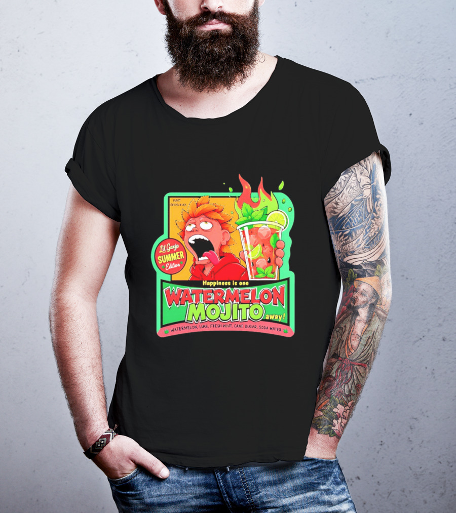 Lil Ganja Summer Edition Happiness Is One Watermelon Mojito Away T-Shirt