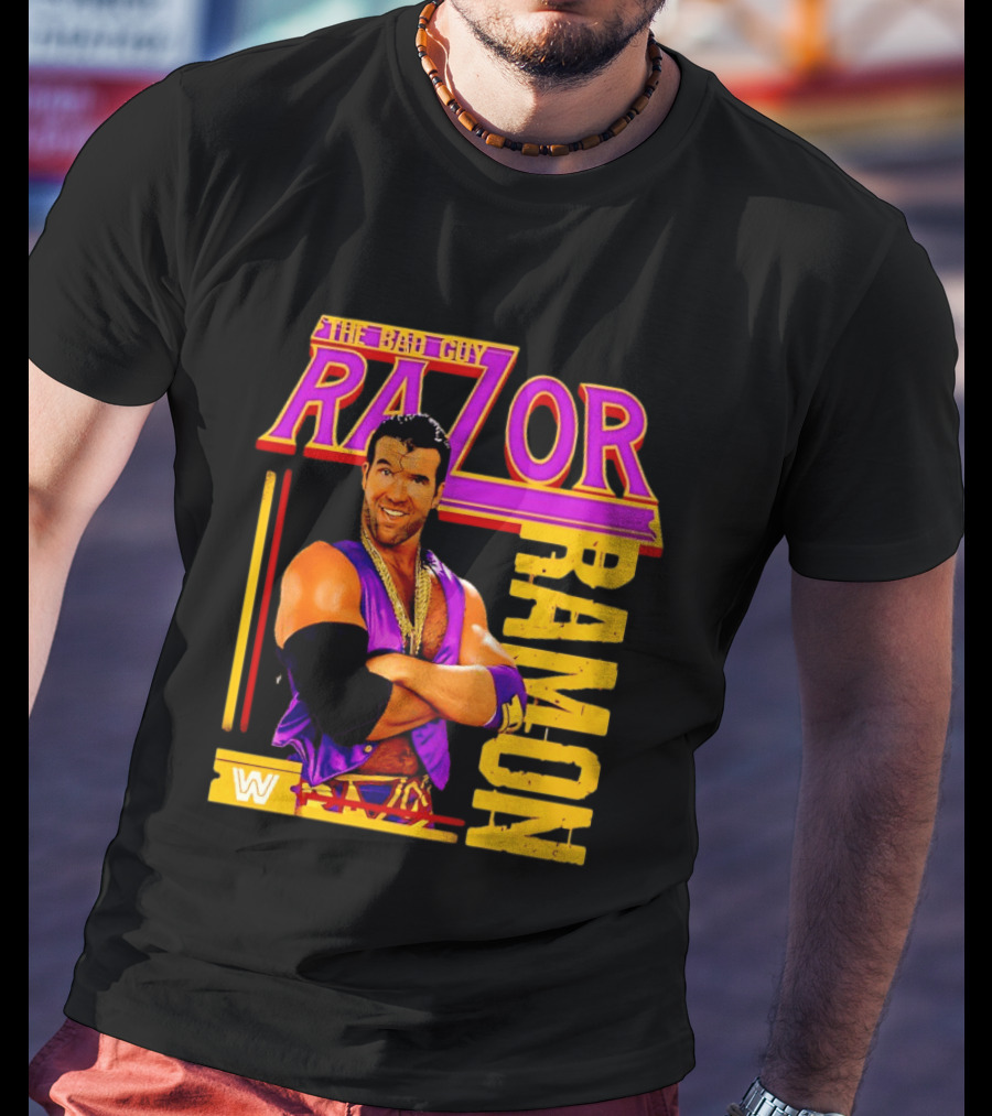 Razor Ramon The Bad Guy WWE Wrestling Superstar T-Shirt
