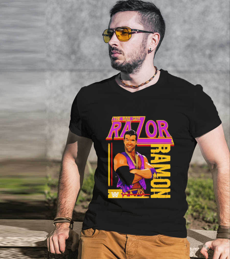 Razor Ramon The Bad Guy WWE Wrestling Superstar T-Shirt