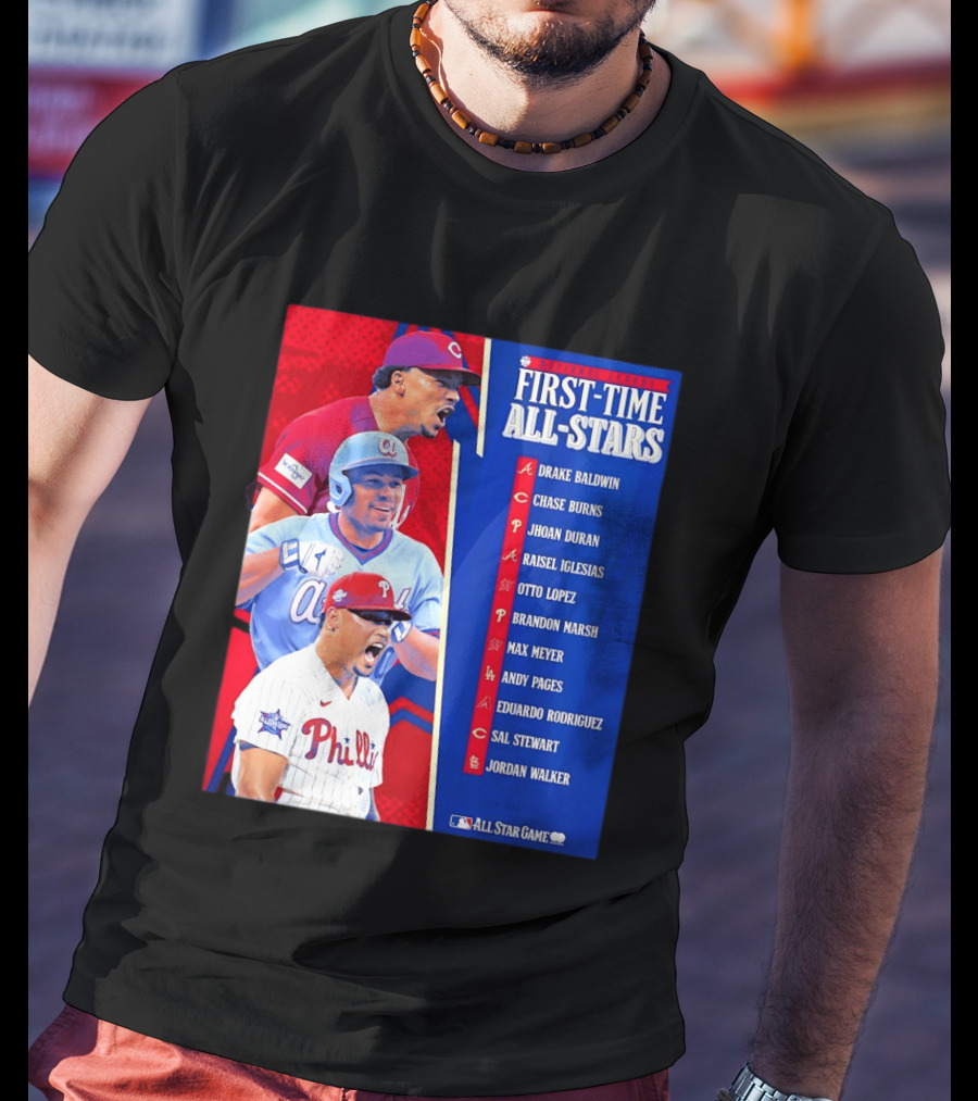 MLB National League First Time All Stars T-Shirt