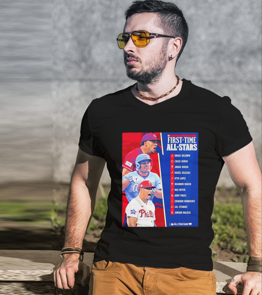 MLB National League First Time All Stars T-Shirt