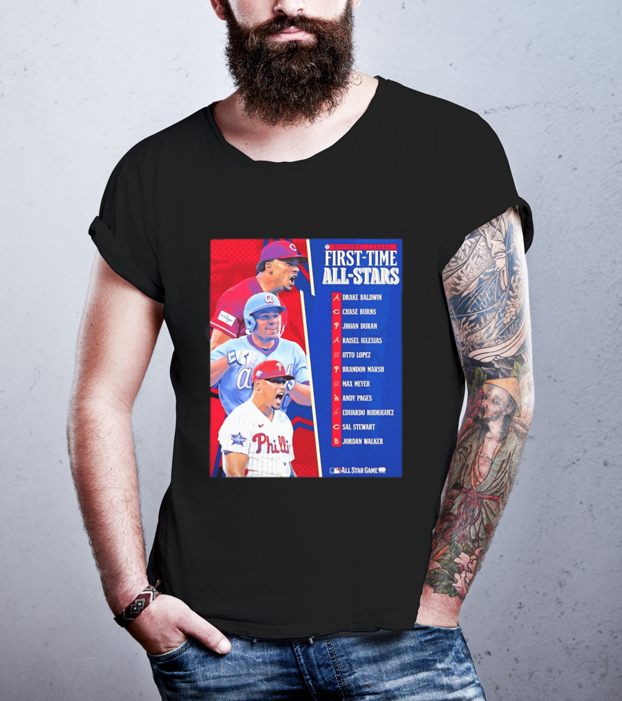 MLB National League First Time All Stars T-Shirt