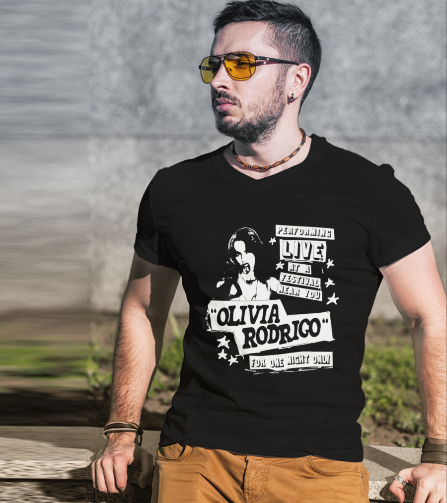 Olivia Rodrigo Live Performance For The Next Day Festival T-Shirt