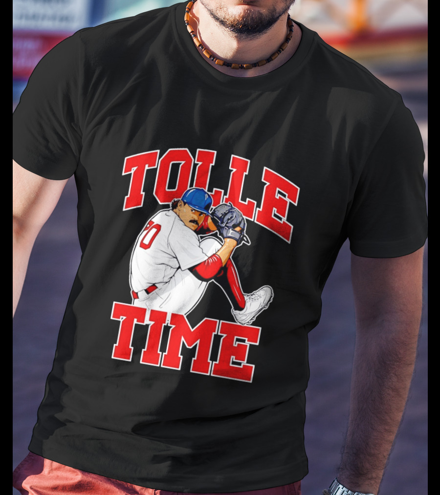 Tolle Time Payton Tolle Boston Red Sox Pitching Baseball T-Shirt