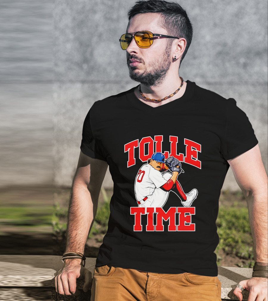 Tolle Time Payton Tolle Boston Red Sox Pitching Baseball T-Shirt