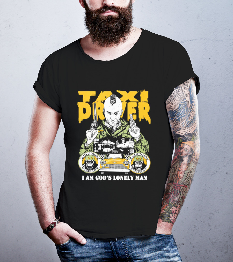 Taxi Driver I Am God's Lonely Man King Kong Company Vintage Styling T-Shirt