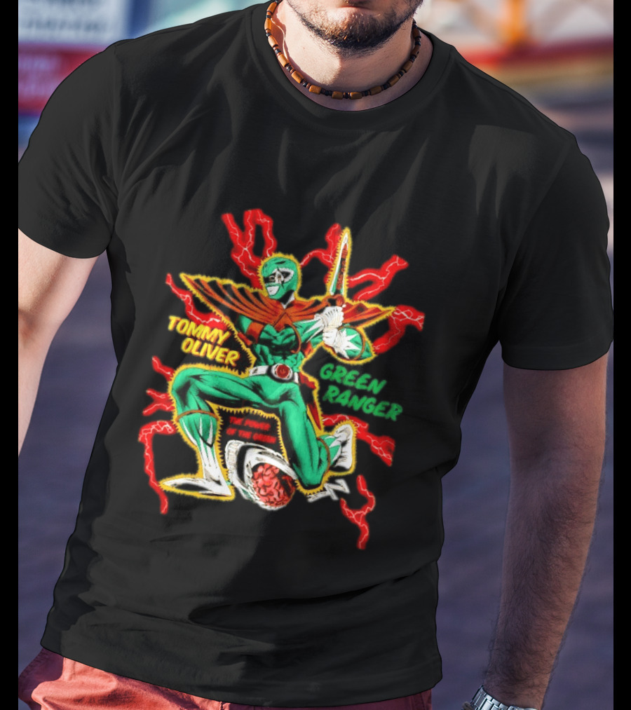 Tommy Oliver Green Ranger The Power Of The Green T-Shirt