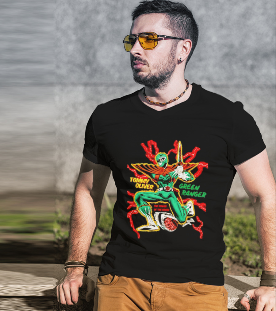 Tommy Oliver Green Ranger The Power Of The Green T-Shirt