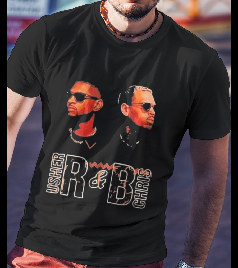 Usher Chris R&B Bootleg Retro Style Sunglasses T-Shirt