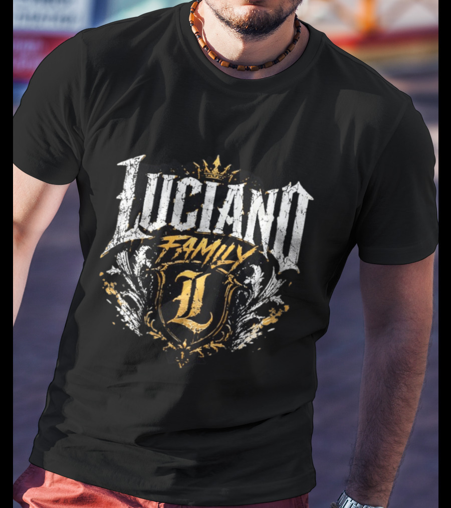 Luciano Family L Crest Crown T-Shirt