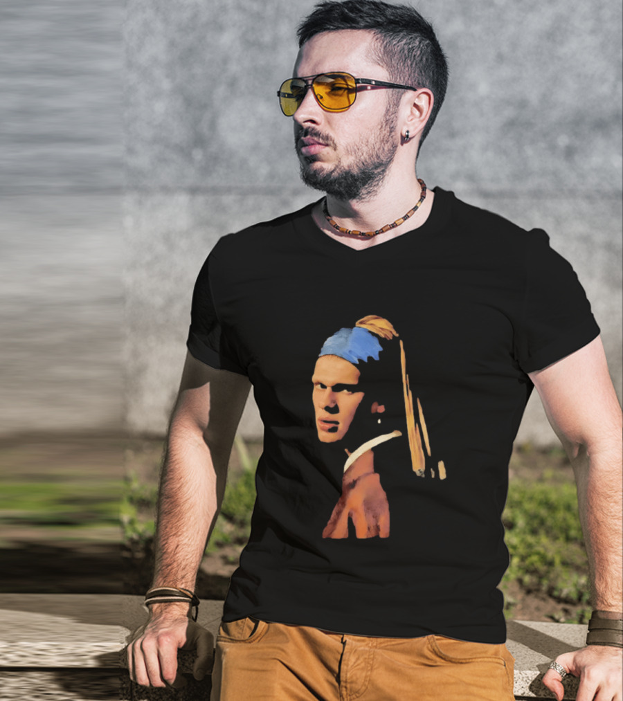 Norway Erling Haaland Girl With A Pearl Earring Meme T-Shirt