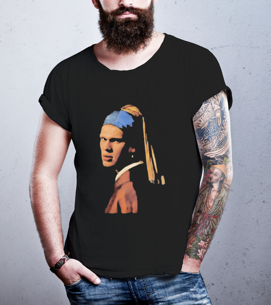 Norway Erling Haaland Girl With A Pearl Earring Meme T-Shirt