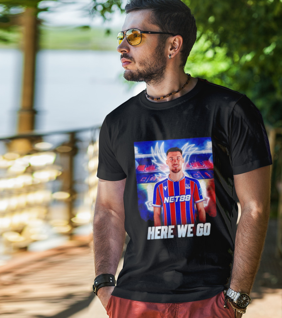 Oscar Mingueza NET88 Crystal Palace Here We Go T-Shirt