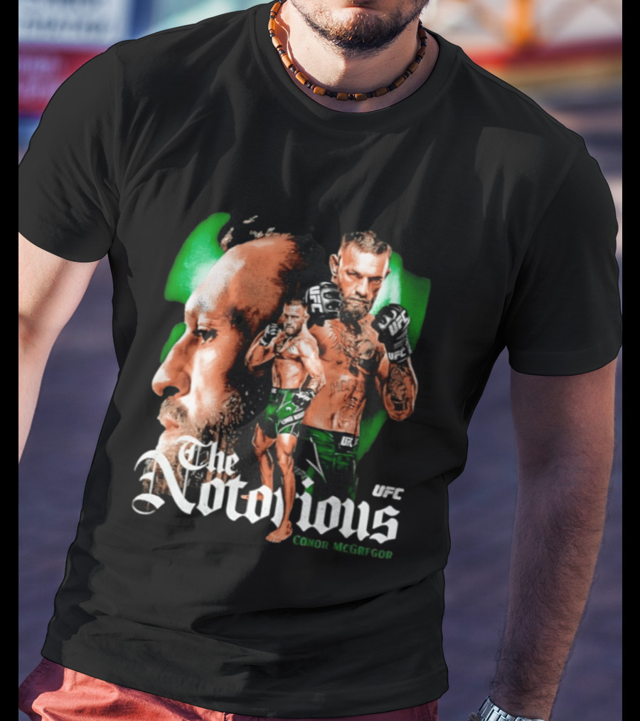 The Notorious Conor McGregor UFC Aura 329 Combat Strength T-Shirt