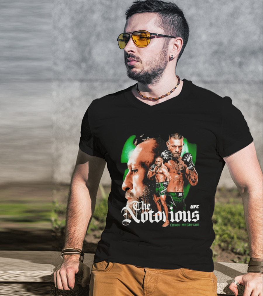 The Notorious Conor McGregor UFC Aura 329 Combat Strength T-Shirt
