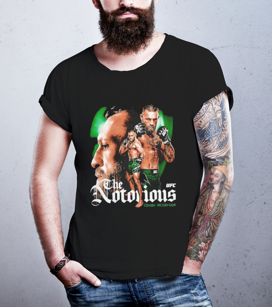 The Notorious Conor McGregor UFC Aura 329 Combat Strength T-Shirt