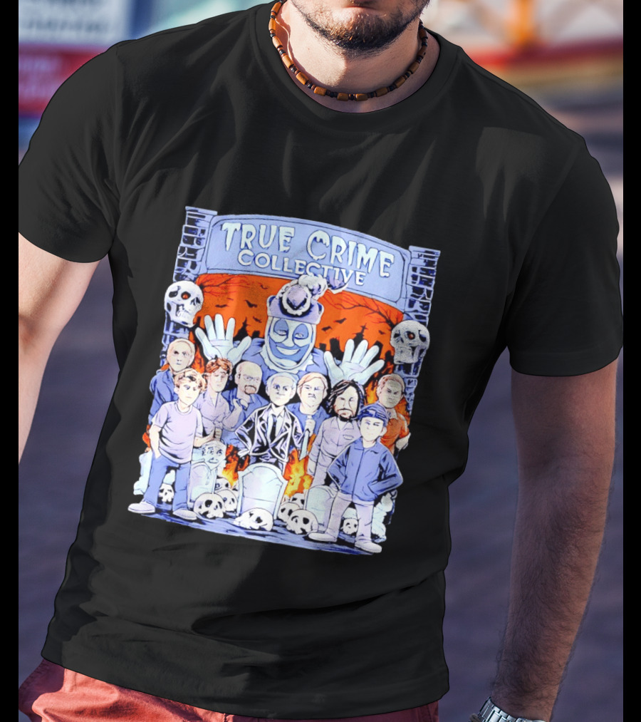 True Crime Collective Serial Killer Collage T-Shirt