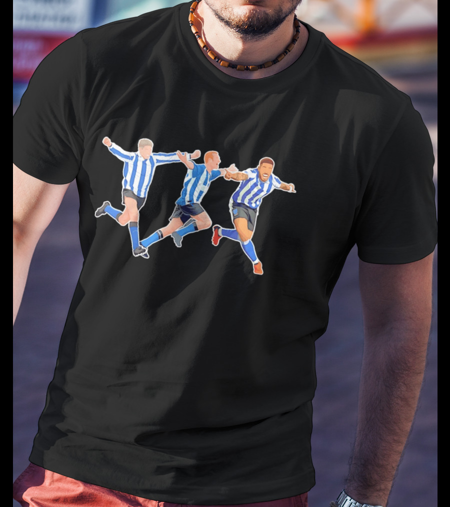 Sheffield Wednesday Football Club Players Celebration Jumping And Cheering T-Shirt