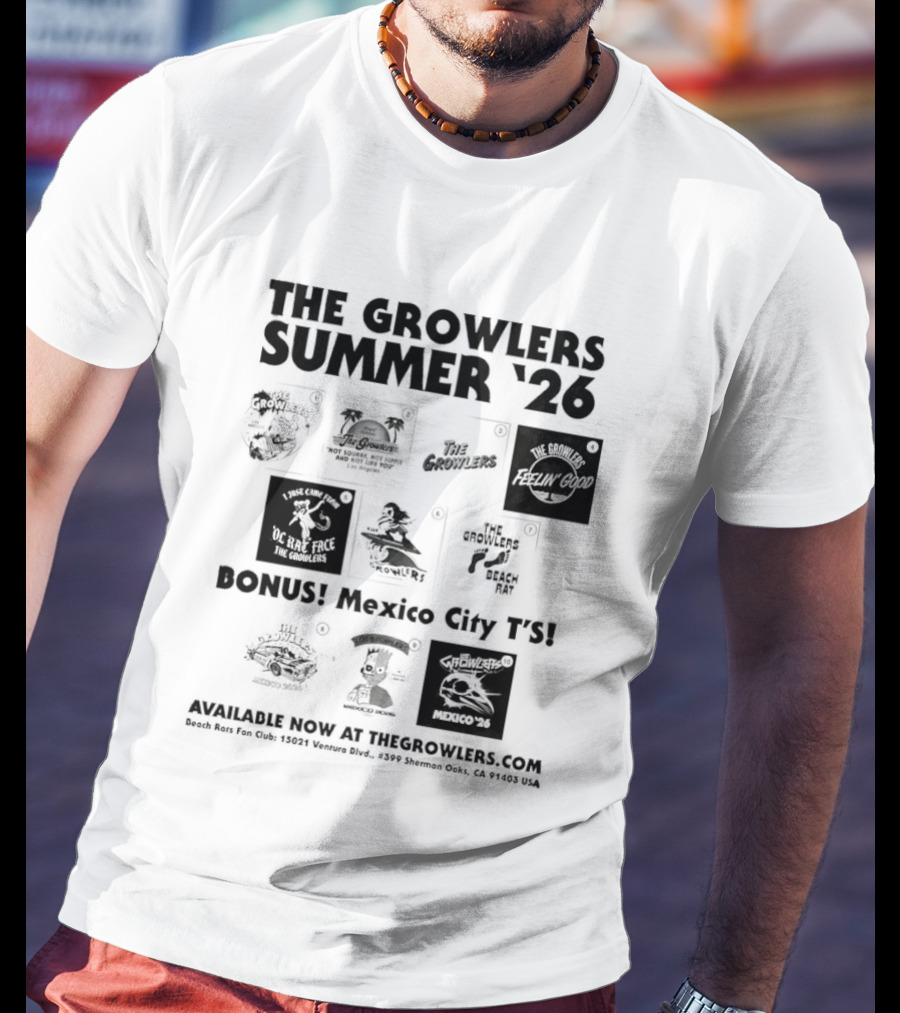The Growlers Summer '26 Bonus Mexico City Fyi Mexico '26 T-Shirt