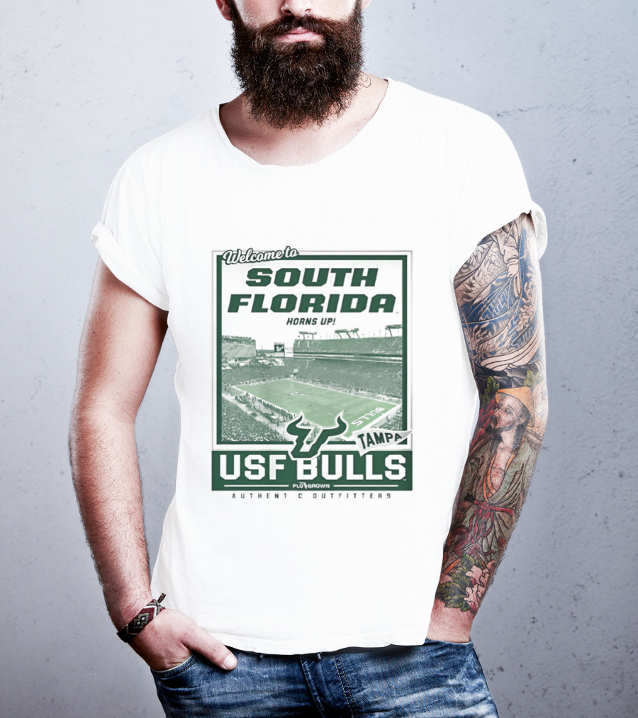 Welcome To South Florida Raymond James Stadium USF Bulls Football T-Shirt