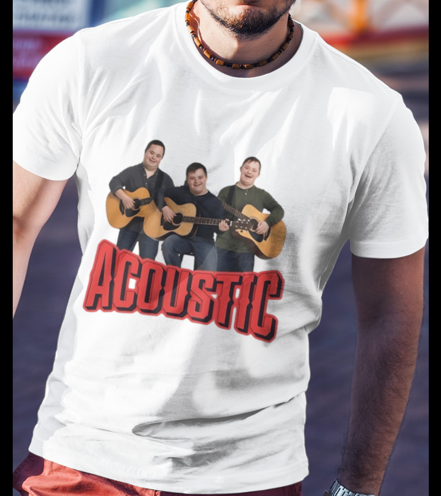 Acoustic Guitar Players Trio Musicians Band T-Shirt