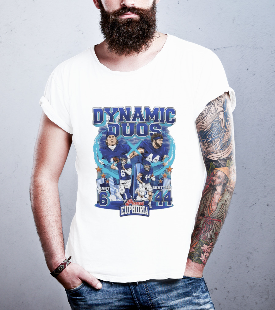 Dynamic Duos Dart 6 Skattebo 44 Planet Euphoria Skyline T-Shirt
