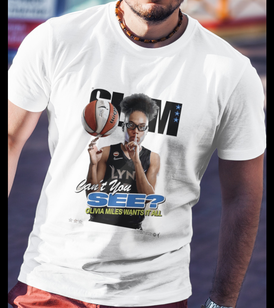 Minnesota Lynx SLAM Olivia Miles Wants It All Can't You See Basketball T-Shirt