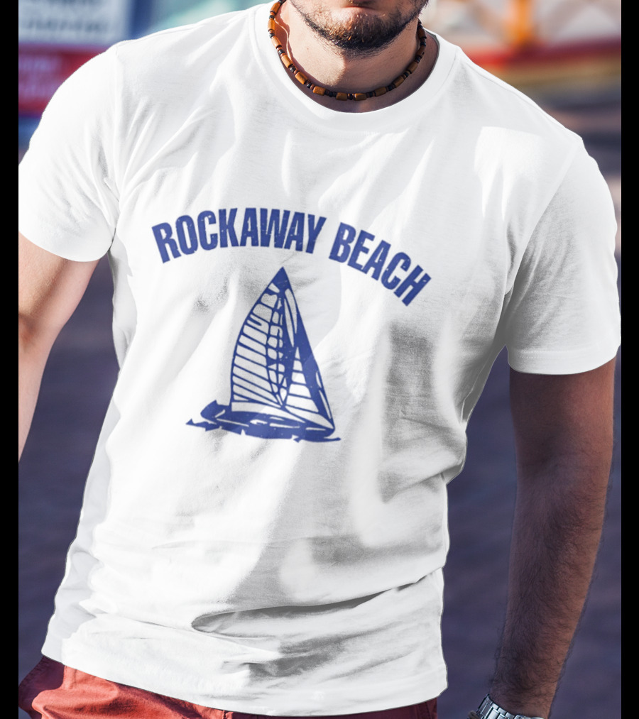 Rockaway Beach Sailboat Ocean Adventure T-Shirt