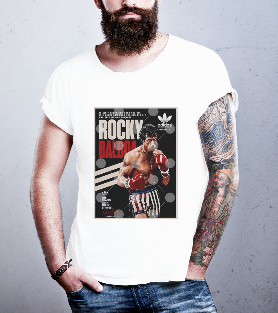 Rocky Balboa Adidas Originals Philadelphia Boxing Legend T-Shirt