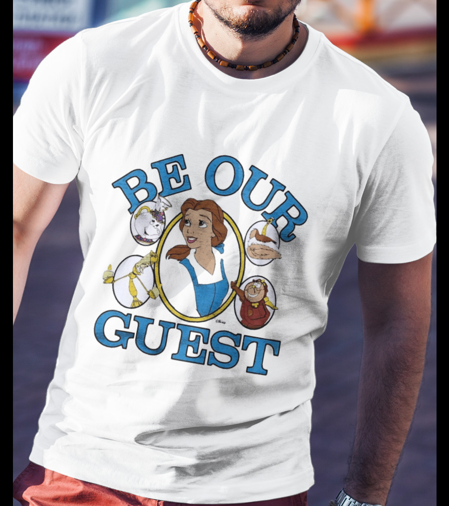 Be Our Guest Belle Beauty And The Beast Characters Disney T-Shirt