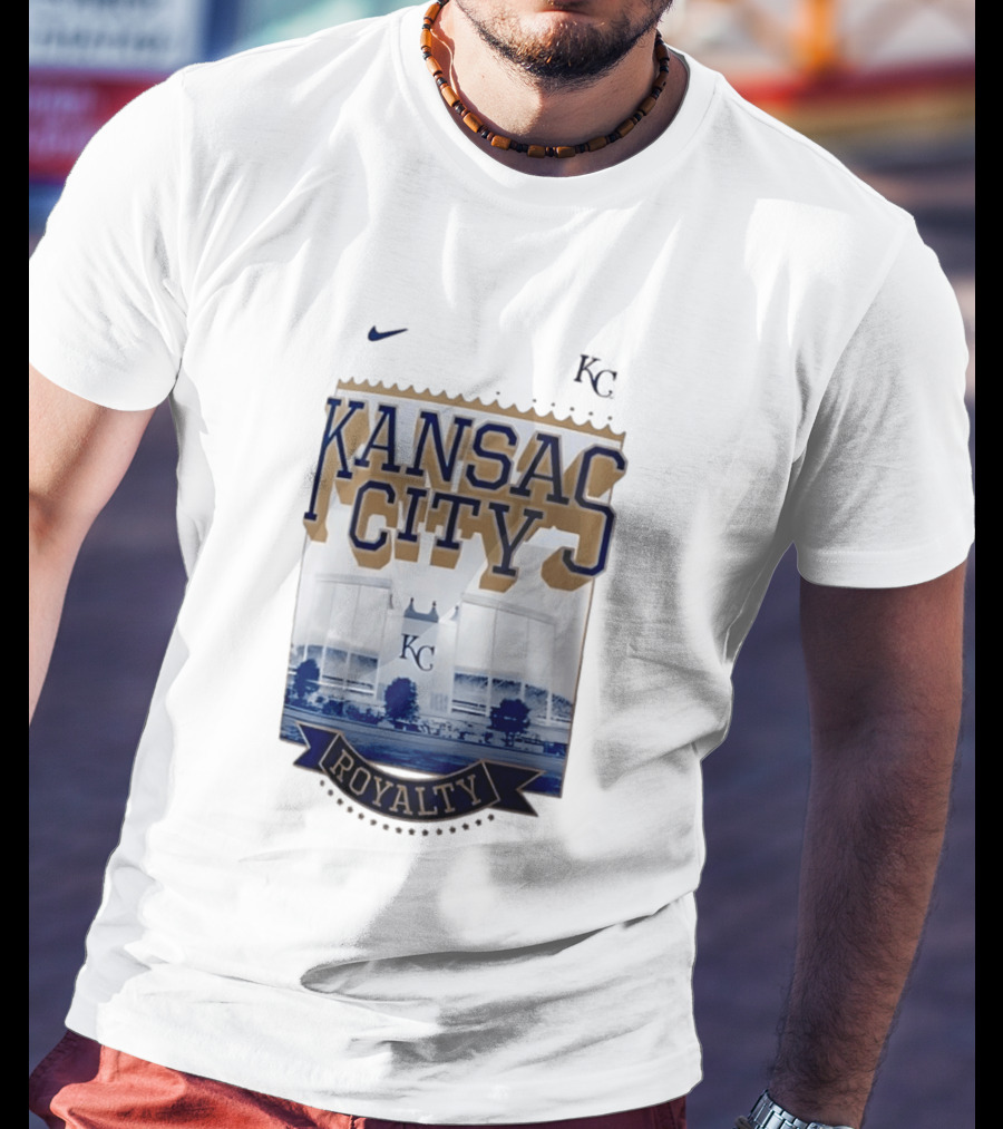 Kansas City Royals Stadium Royalty KC Nike T-Shirt