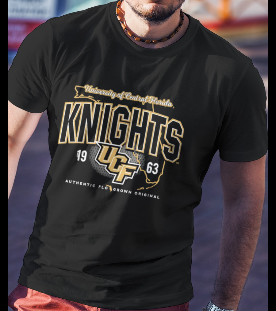 UCF Knights University Of Central Florida 1963 Authentic Flo Brown Original T-Shirt