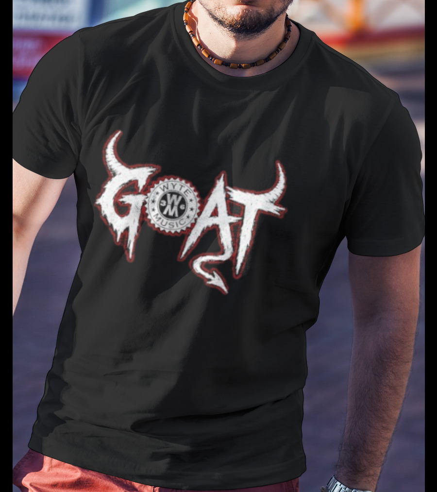 Wyte Music GOAT 3 6 Horns Tail T-Shirt