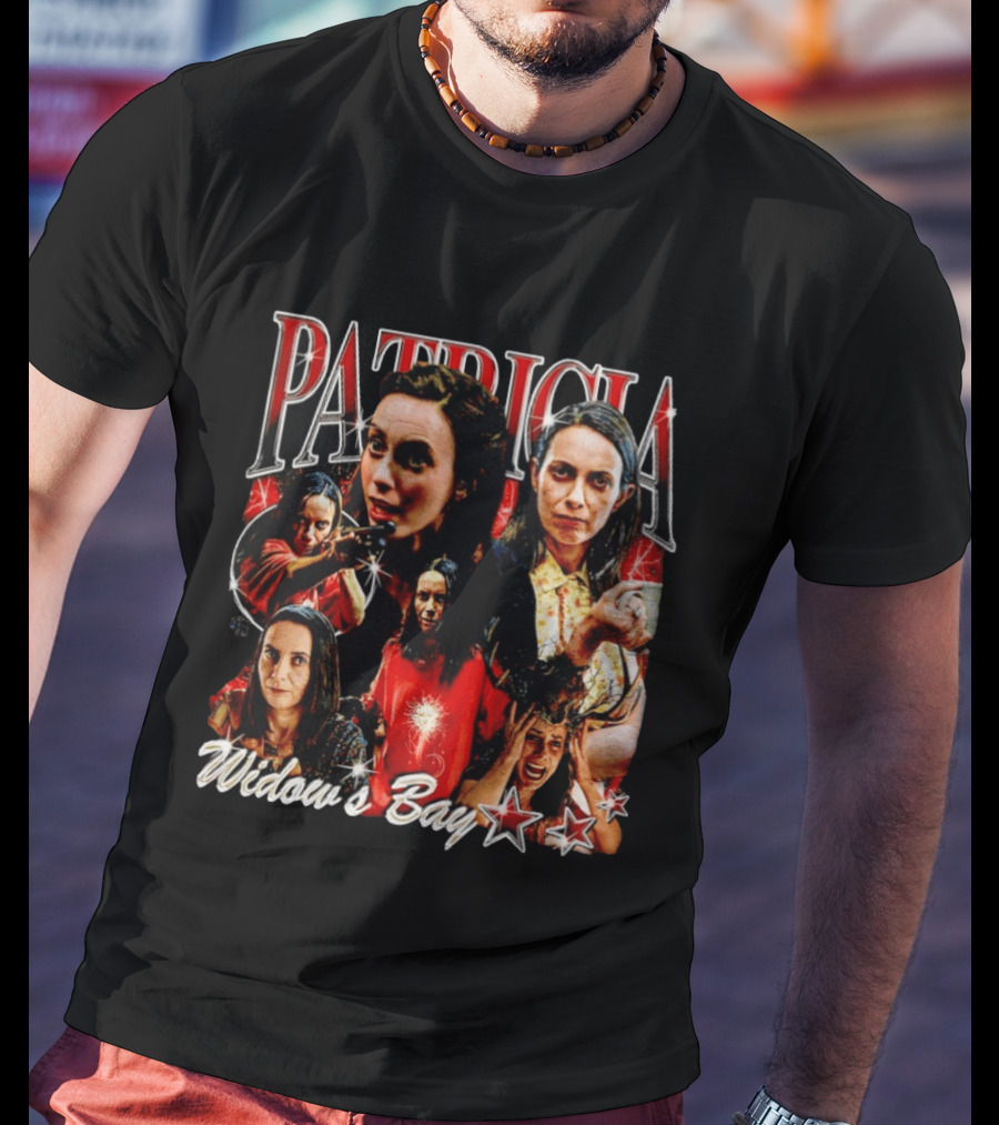 Patricia Widow's Bay Horror Icons Collage T-Shirt