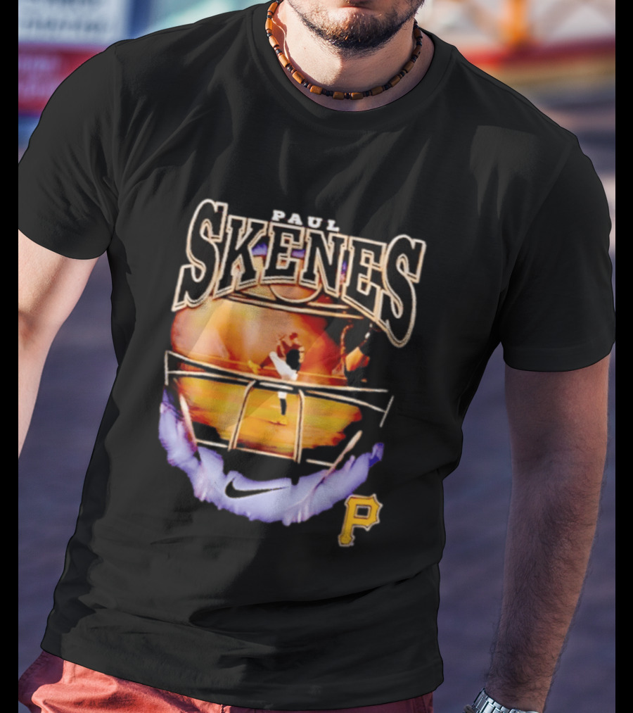 Paul Skenes Pittsburgh Pirates Nike P Logo Baseball Stadium T-Shirt