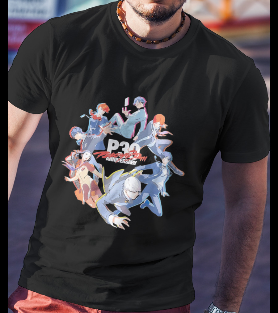 Persona 30th Anniversary P30 Atlus JRPG Collection T-Shirt