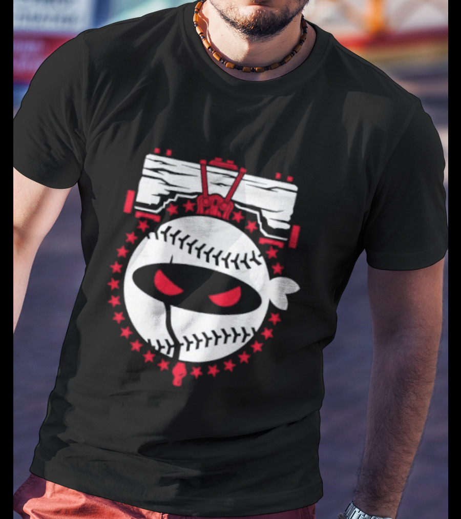 Ninja Baseball All Star With Pitching 26 Roto Wear T-Shirt