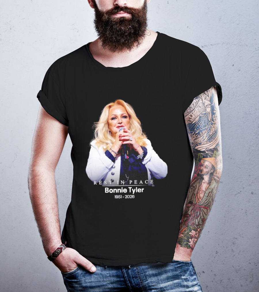 Rest In Peace Bonnie Tyler 1951 2026 T-Shirt