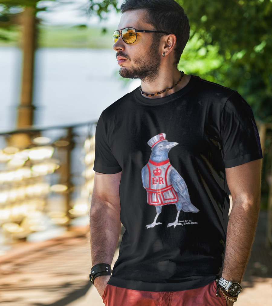 Rosaline The Raven ER Yeoman Warder Beefeater Uniform T-Shirt