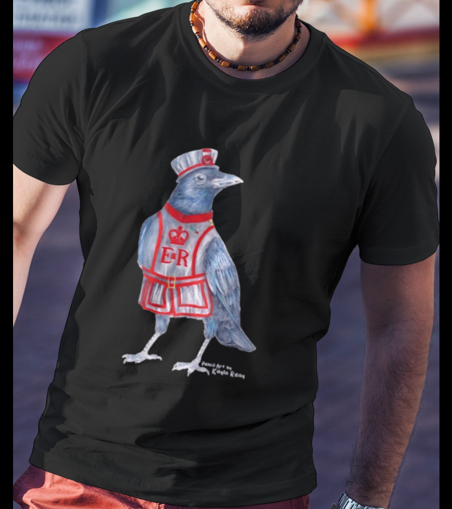 Rosaline The Raven ER Yeoman Warder Beefeater Uniform T-Shirt