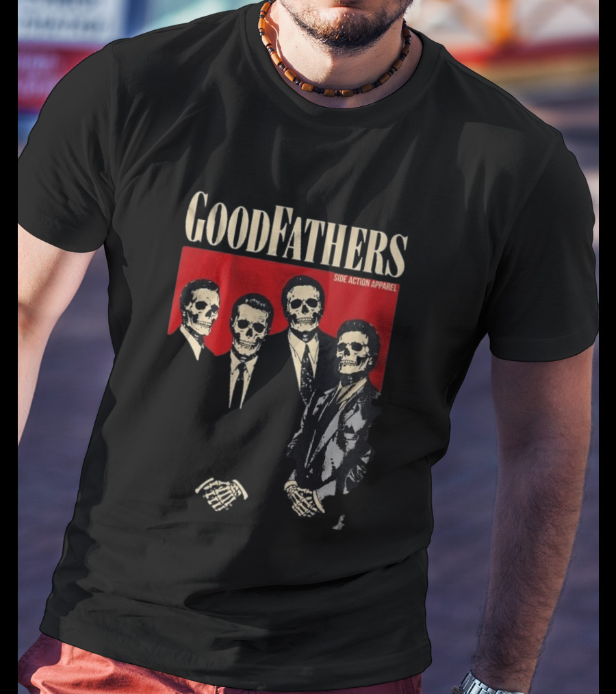 Goodfathers Side Action Apparel Skeleton Suits T-Shirt