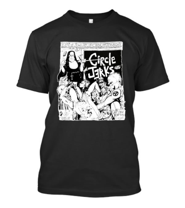 Circle Jerks Nun Punk Rock Band Chaos T-Shirt