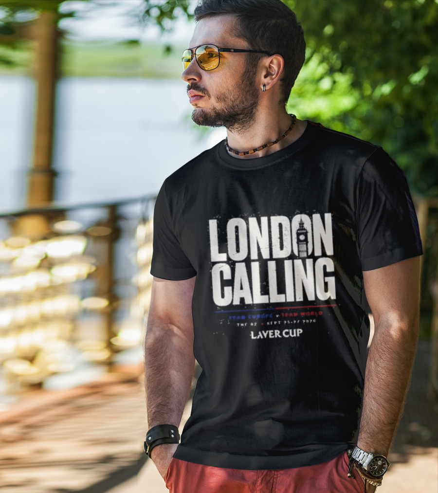 Laver Cup London Calling Team Europe Team World 2026 T-Shirt