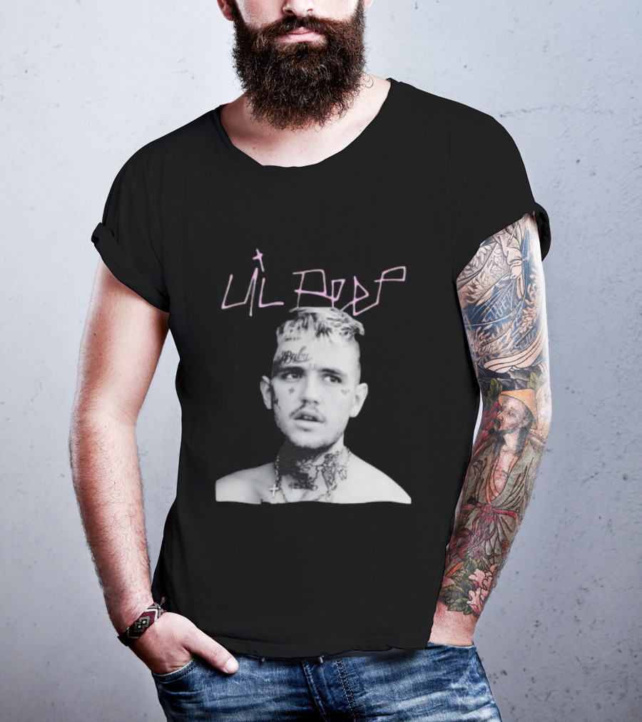 Lil Peep Gustav Elijah Åhr Emo Rap Tattoo T-Shirt